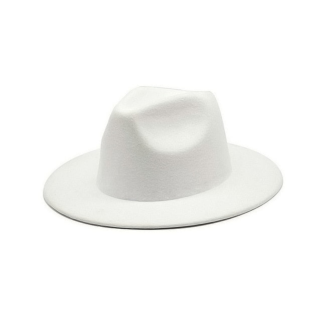 She's Savvy Women's Felt Big Brim Fedoras