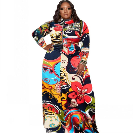 She's More Than Enough Plus Size Woman Maxi Dress