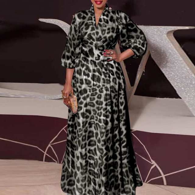 She's Bossy Long Maxi Dress Print